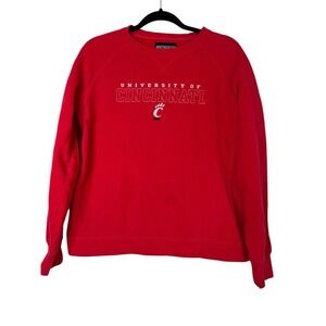 Jansport‎ Vintage University Of Cincinnati Red Sweatshirt Size Medium Bearcat